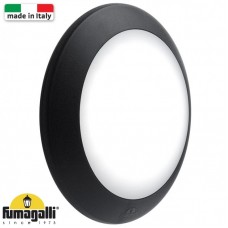 Φωτιστικό Πλαφονιέρα Φ28 με ντουί E27 Ρητίνης Μαύρο IP66 Fumagalli Berta